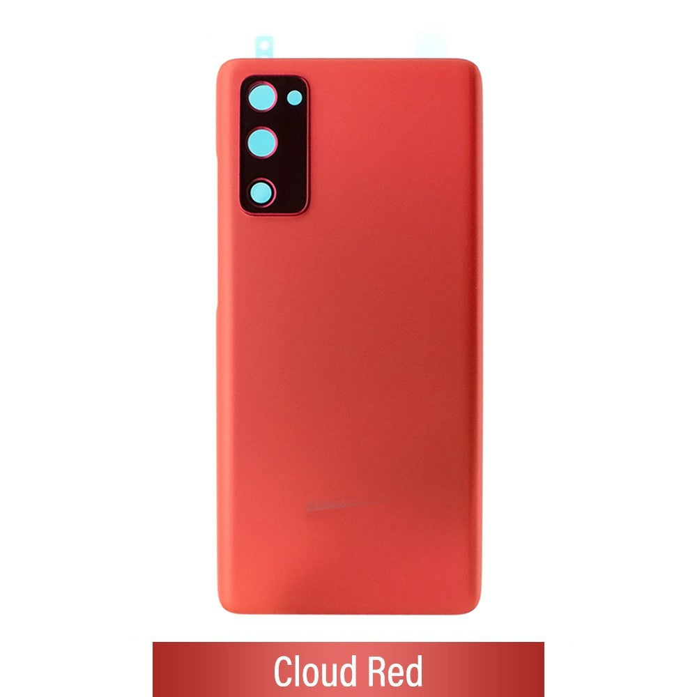 Brown Rear Cover Glass For Samsung Galaxy S20 FE / 5G (G780 / G781)-Cloud Red Brown Rear Cover Glass For Samsung Galaxy S20 FE / 5G (G780 / G781)-Cloud Red